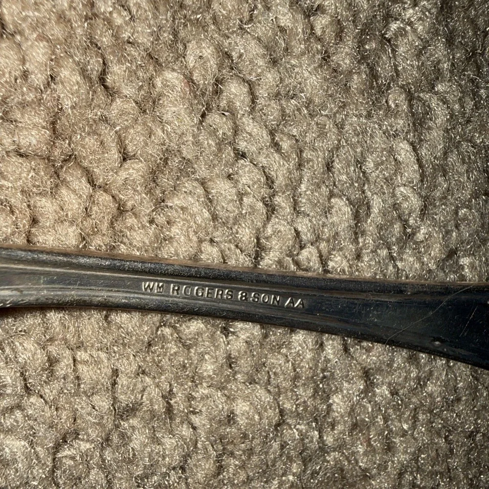 Vintage WM Roger And Sons Fork &Spoons Monogrammed 